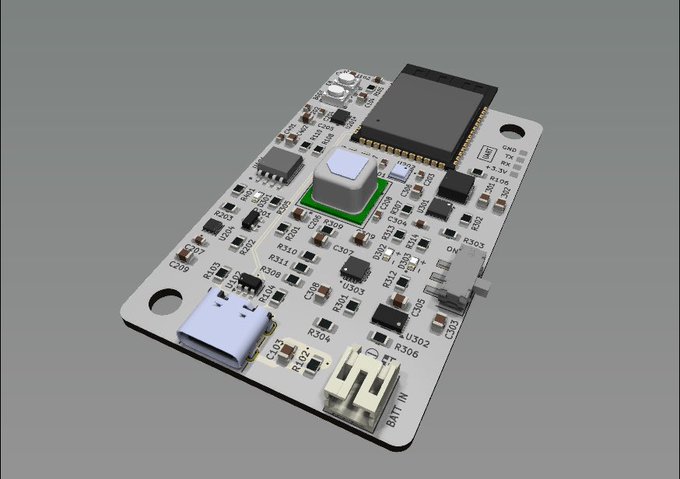 Air Buddy PCB render