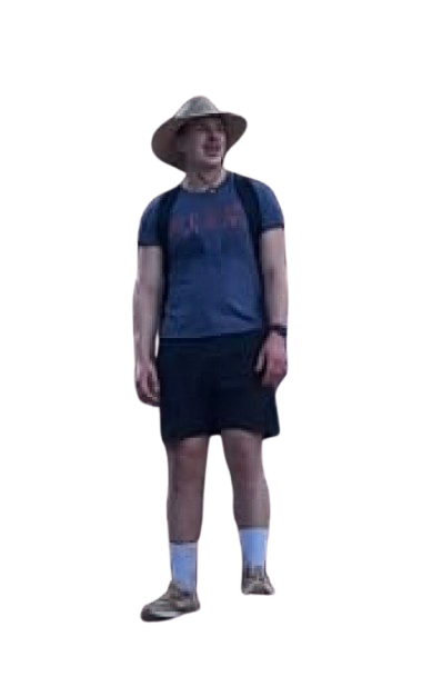 Adam standing