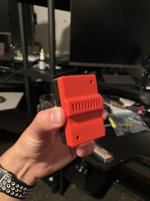 Physical air quality PCB enclosure